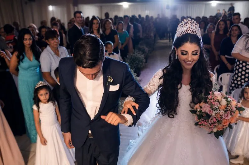 Entrada no casamento